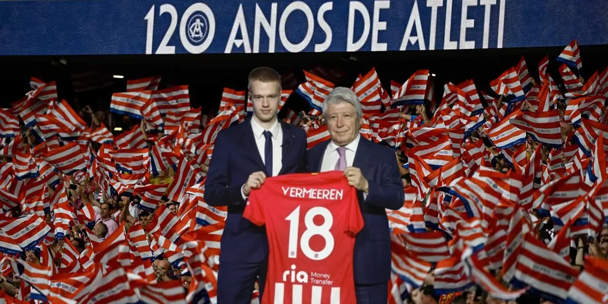 Atlético lo pagó 27 millones, Vermeeren aseguró que su ídolo es un ex Barcelona