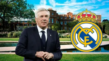 Carlo Ancelotti y el hotel en el que se hospedará el Madrid.