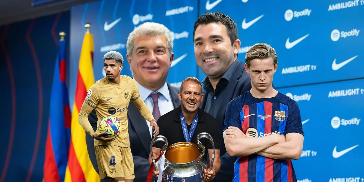 Con Araújo y Frenkie de Jong, el plan del Barcelona para la próxima temporada
