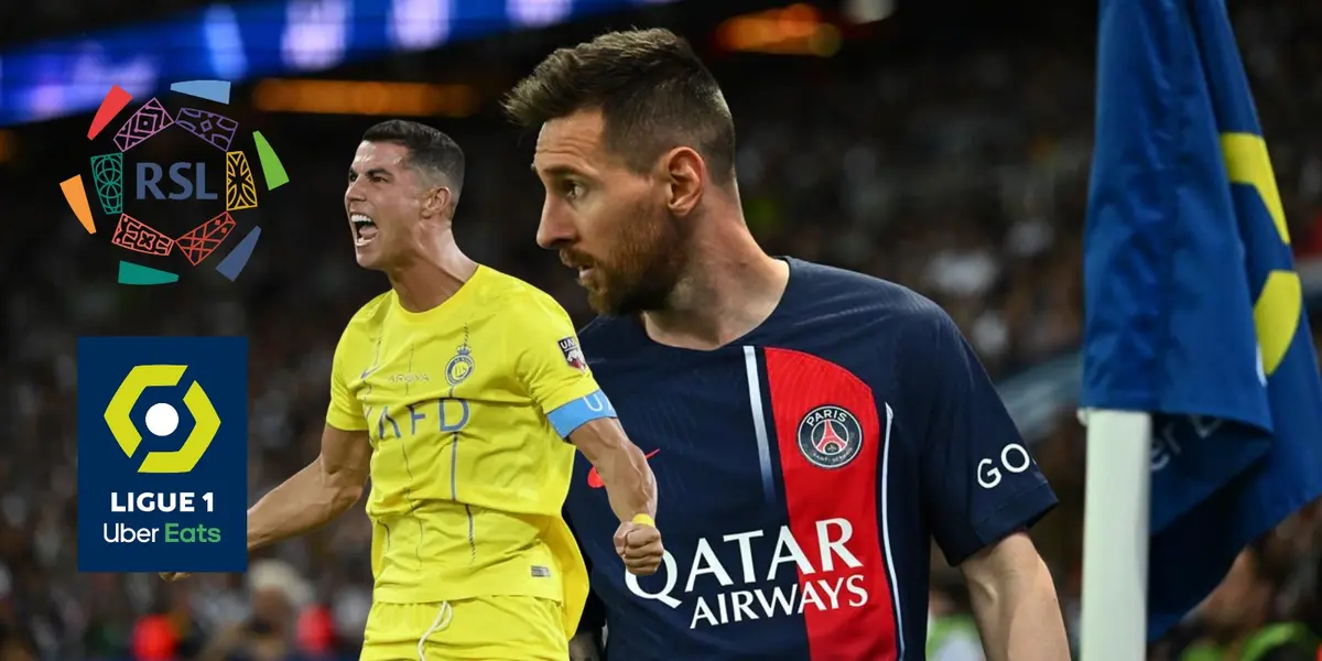 Cristiano los compara con Arabia y la Ligue 1 se defiende con Lionel Messi