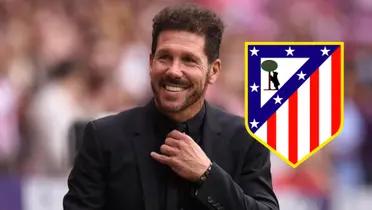 Diego Simeone sonríe.