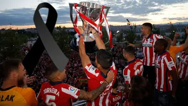 El Atlético de Madrid de luto.