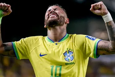 El brasileño no jugaba un partido oficial desde hace 7 meses, cuando sufrió una lesión en el tobillo