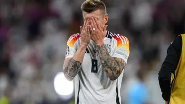 Kroos se lamenta luego de la eliminación de Alemania. (Foto: EFE)