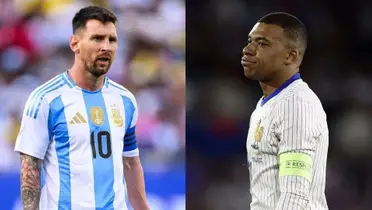 Messi con Argentina y Mbappé con Francia.