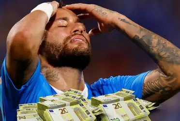 Mientras está lesionado y gana millones, la realidad de Neymar en Al-Hilal