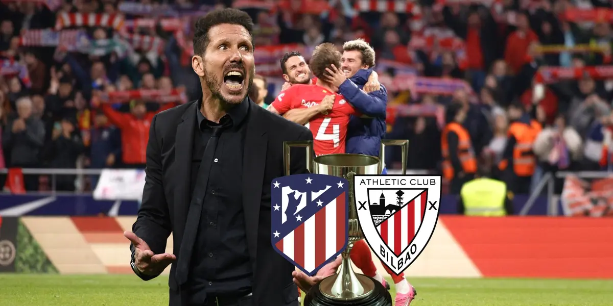 Atlético de Madrid está confirmado, Simeone sorprende al Athletic en la Copa