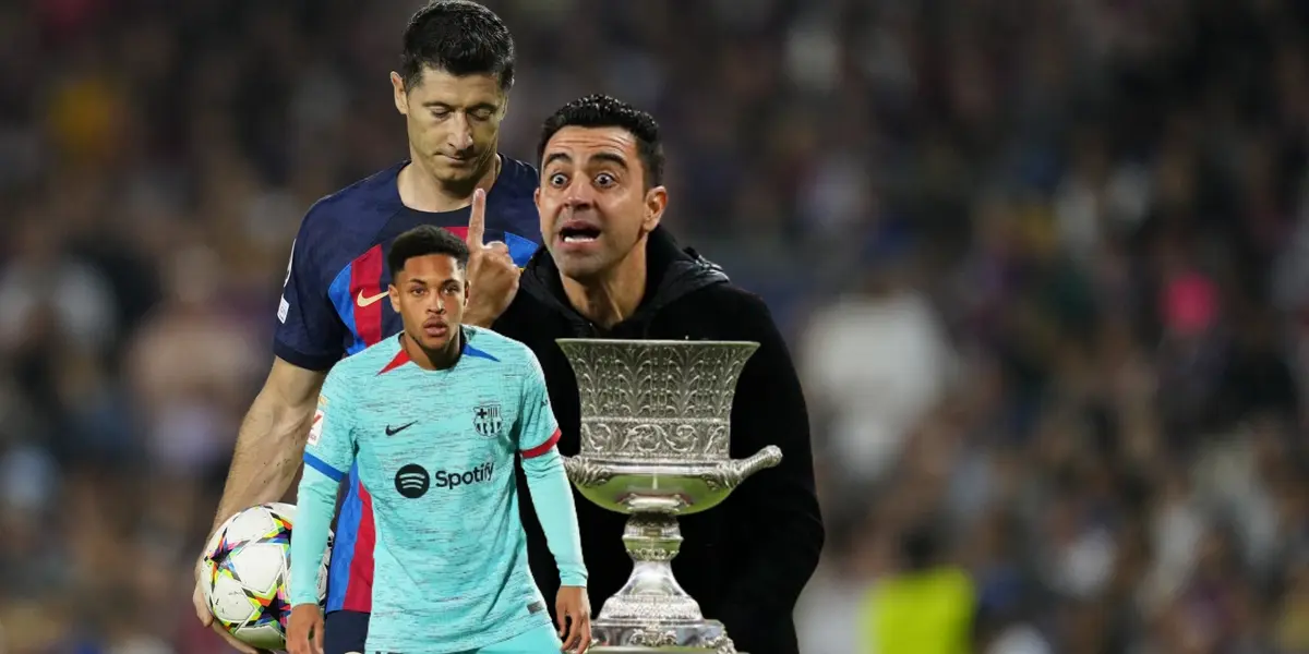 Barça gastó 60 millones en Roque, Xavi confío en Lewandowski y erró un insólito gol