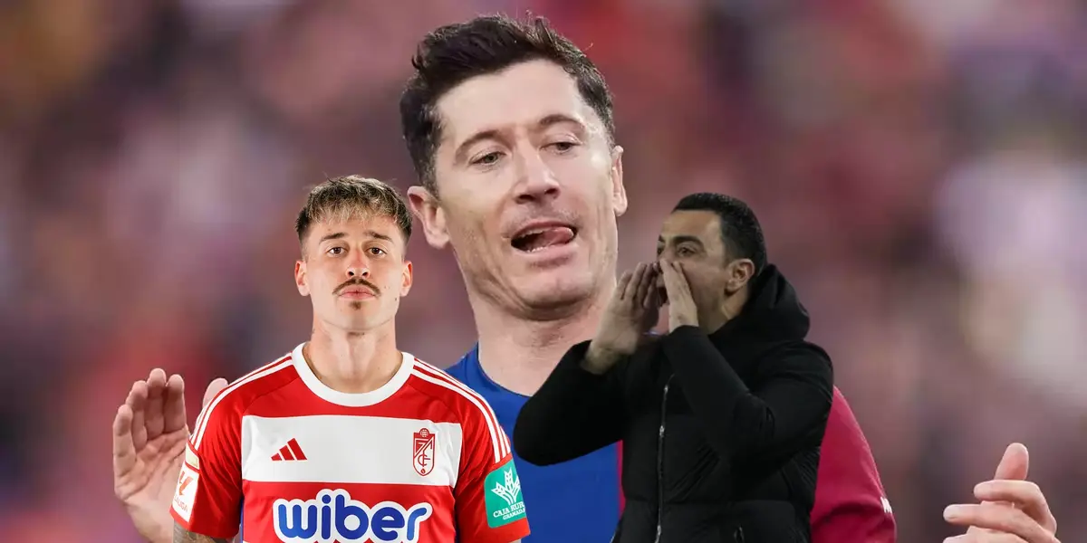 Barcelona sufre los errores, Lewandowski erró y Granada empató el partido