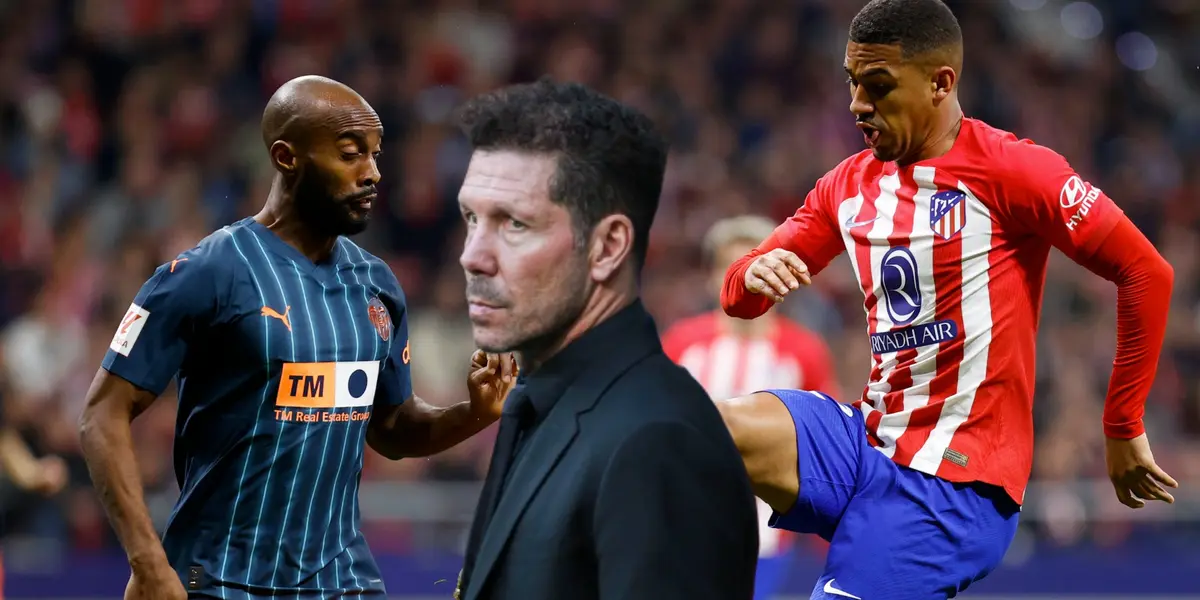 Con sorprendente reacción de Simeone, el jugador que pone en ventaja al Atleti