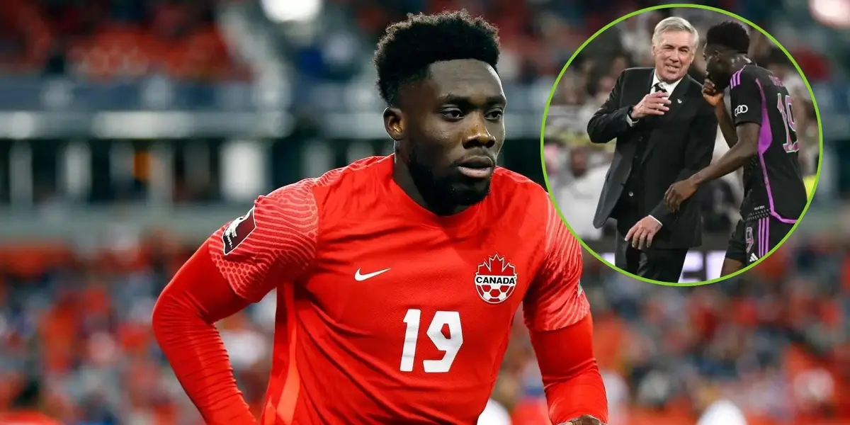 Davies con la Selección canadiense.