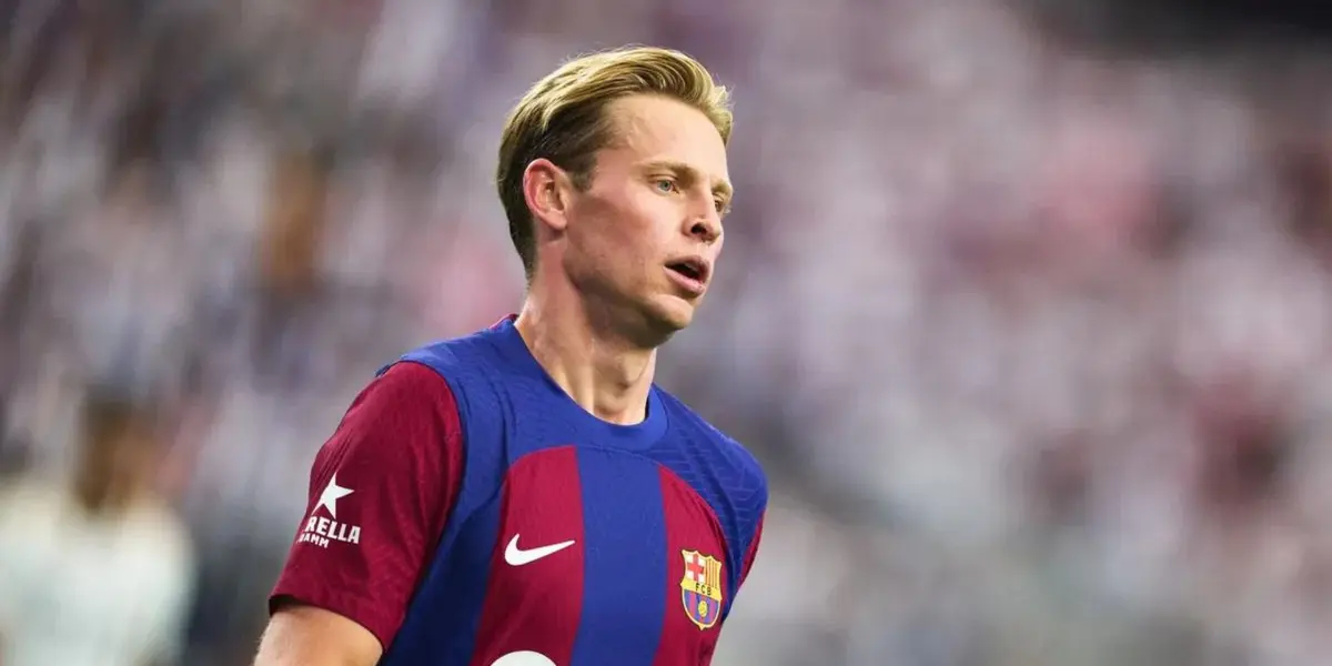 De Jong con la camiseta del Barcelona.