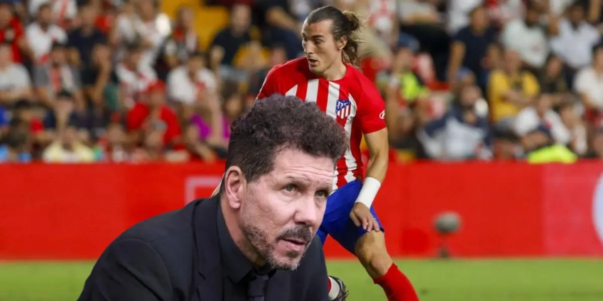 El Atlético de Madrid sufre en el Metropolitano.