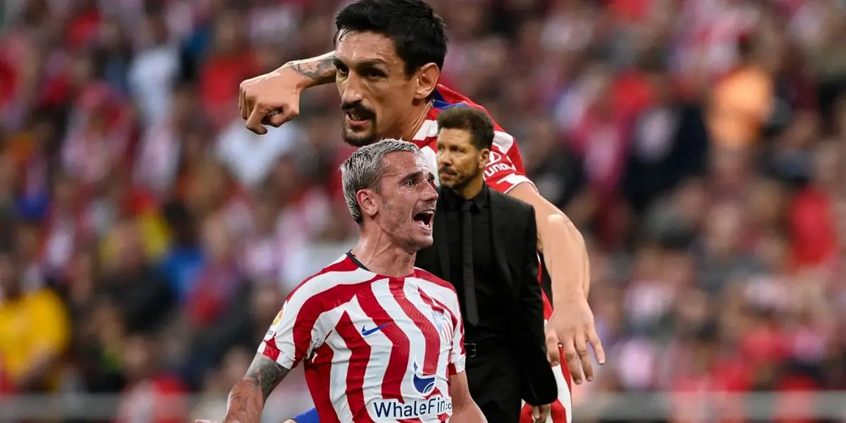 El Atlético se quedó con 10 frente al Getafe.