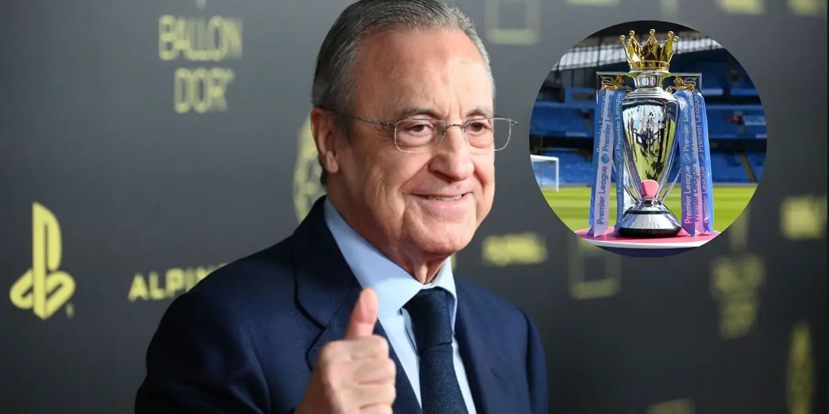 Florentino Pérez en la gala del Balón de Oro.