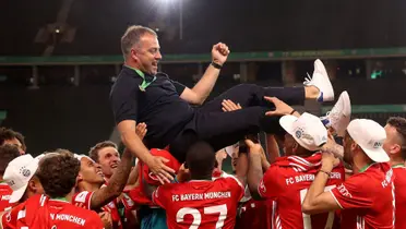 Hansi Flick en su etapa como DT del Bayern.