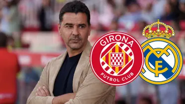 Michel en el banquillo del Girona. (Foto: Sport)