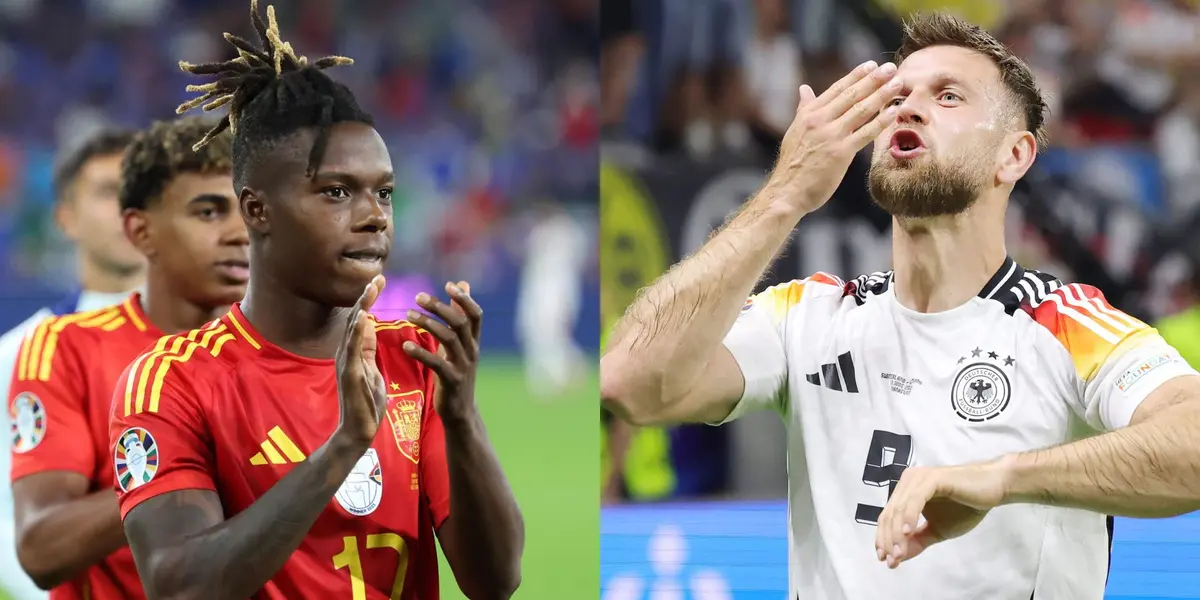 Nico Williams aplaude y Füllkrug celebra su gol ante Suiza.