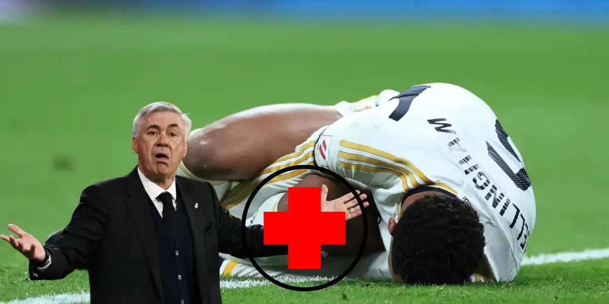 Problema para Real Madrid y Ancelotti, el tiempo que Bellingham estará sin jugar