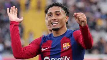Raphinha con la camiseta del FC Barcelona. (Foto: FC Barcelona Noticias)