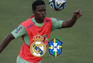 Real Madrid está atento, Endrick habló sobre su futuro en la selección de Brasil
