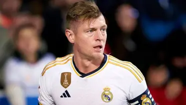 Toni Kroos con la camiseta del Real Madrid.