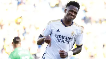 (Video) Después de sufrir, el gesto de Vinicius tras el empate del Real Madrid