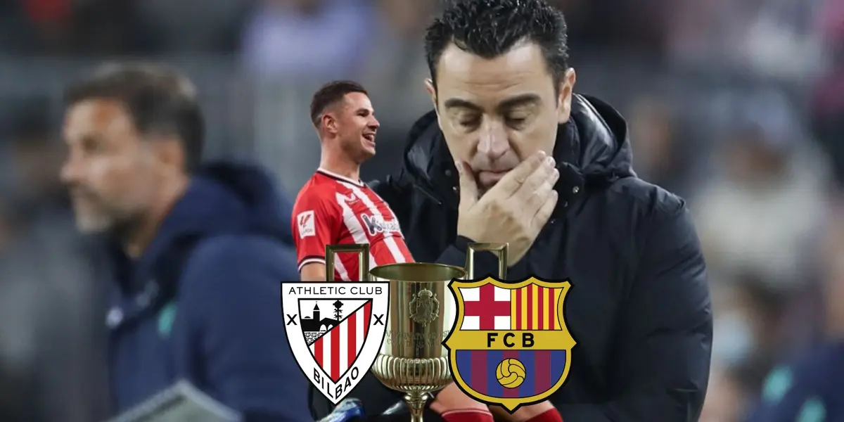(Video) Nadie lo cree en Barcelona, la reacción de Xavi al gol del Athletic