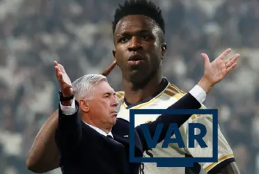 (Video) Real Madrid y la polémica, Vinicius empata en un gol lleno de dudas