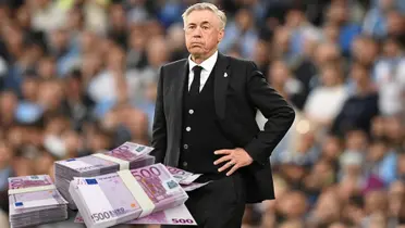 Ancelotti en el banquillo del Real Madrid. (Foto: EFE)