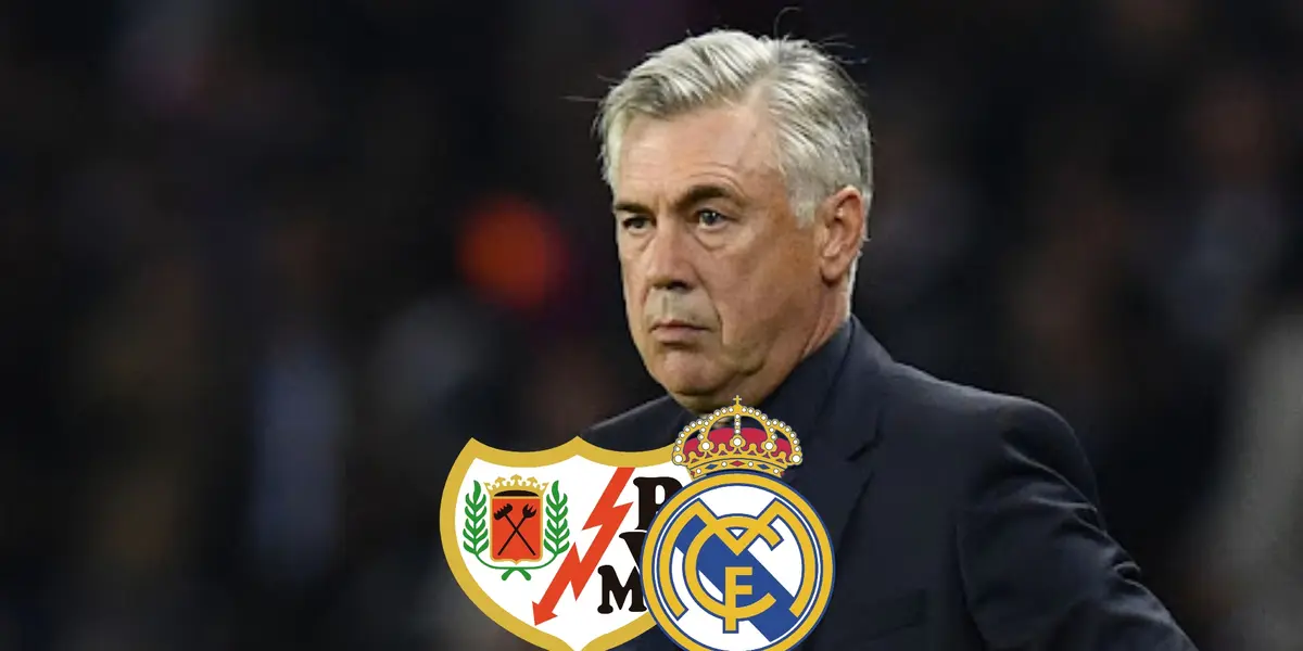 Ancelotti sorprende, el jugador que quedo expuesto frente Rayo Vallecano