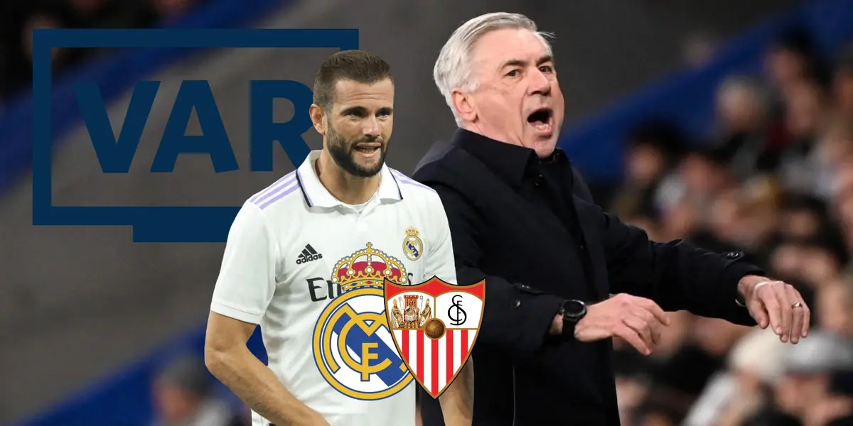 Con enojo de Ancelotti, la polémica en contra del Real Madrid contra el Sevilla