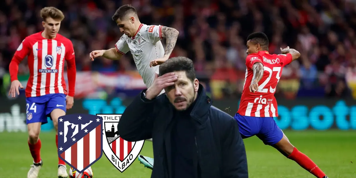 Con pelea en el final, la explicación de Simeone de la derrota del Atlético