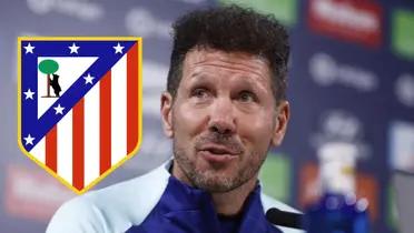 Diego Simeone en rueda de prensa.