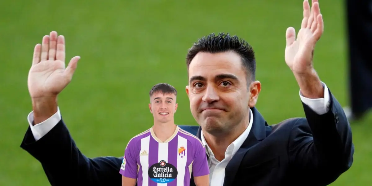 El joven lateral del Real Valladolid quiere jugar en el Barcelona y está dispuesto a esperar el tiempo que haga falta.