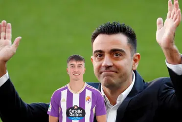 El joven lateral del Real Valladolid quiere jugar en el Barcelona y está dispuesto a esperar el tiempo que haga falta.