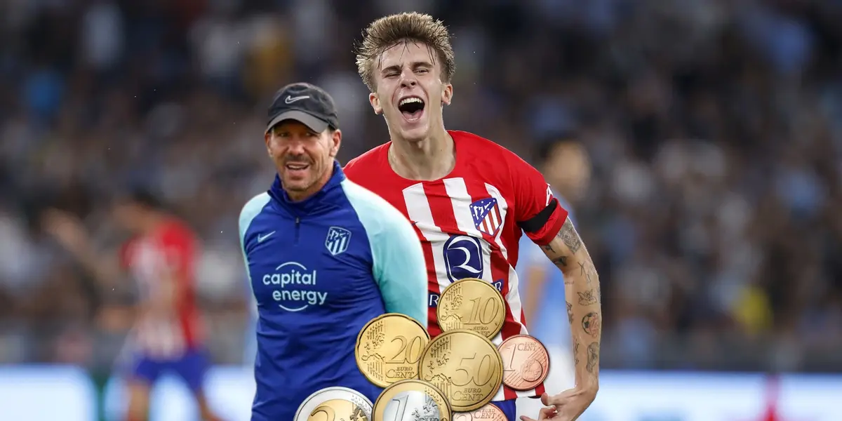 Es clave para Simeone, las monedas que el Atlético de Madrid le paga a Barrios