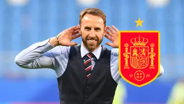 Gareth Southgate festeja. (Foto: JEREMY SELWYN)