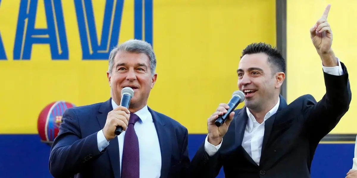 Laporta y Xavi sonríen de que los petrodolares quieren a este delantero