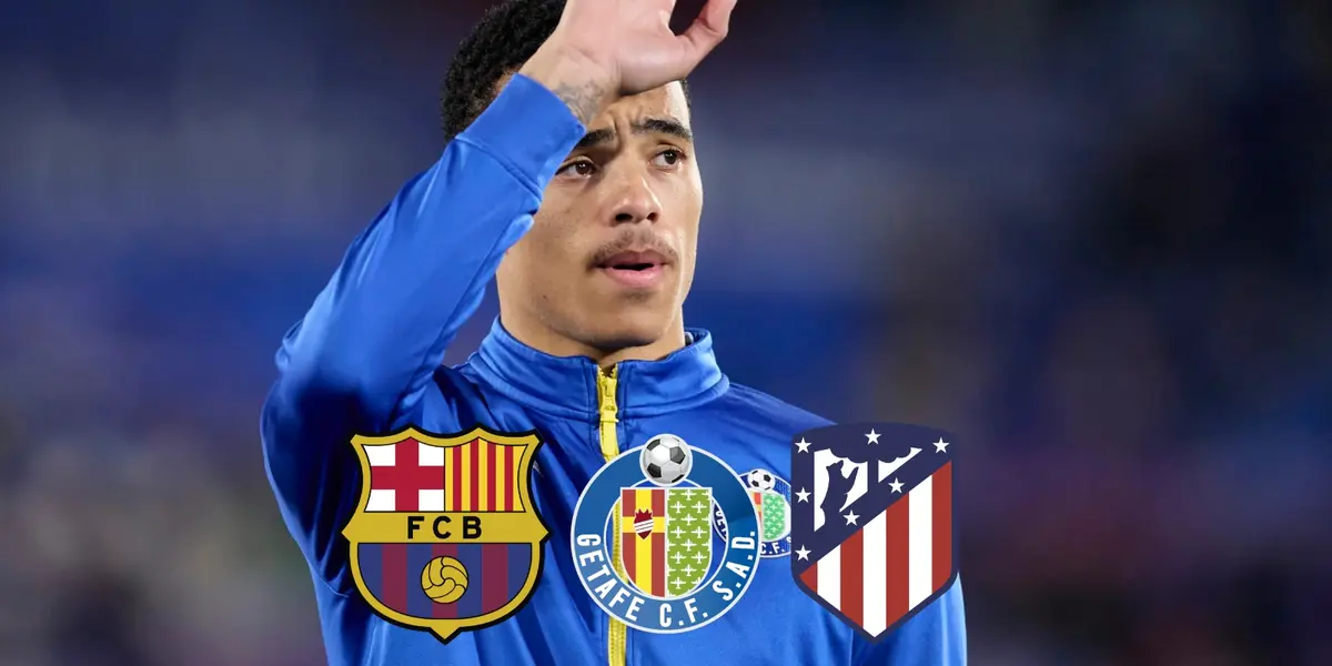 Lo quieren Barcelona y Atlético, la advertencia del Getafe con Mason Greenwood