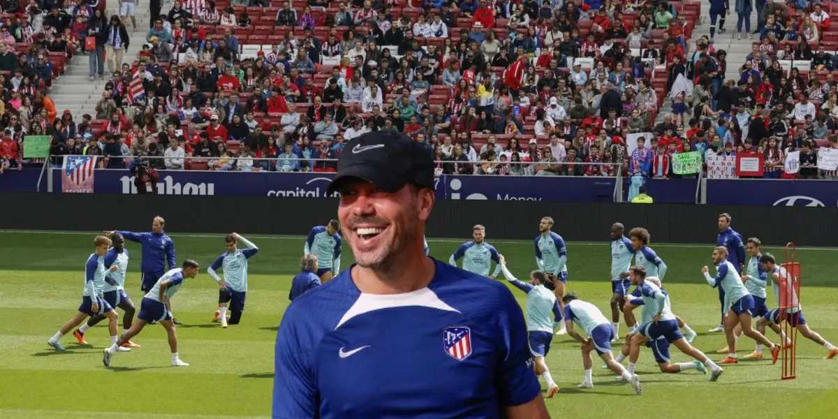 Mientras dio pistas al Girona, la buena noticia que recibió Simeone en el Atleti