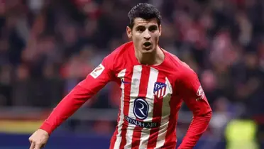 Morata con la camiseta del Atlético de Madrid. (Foto: Europa Press)