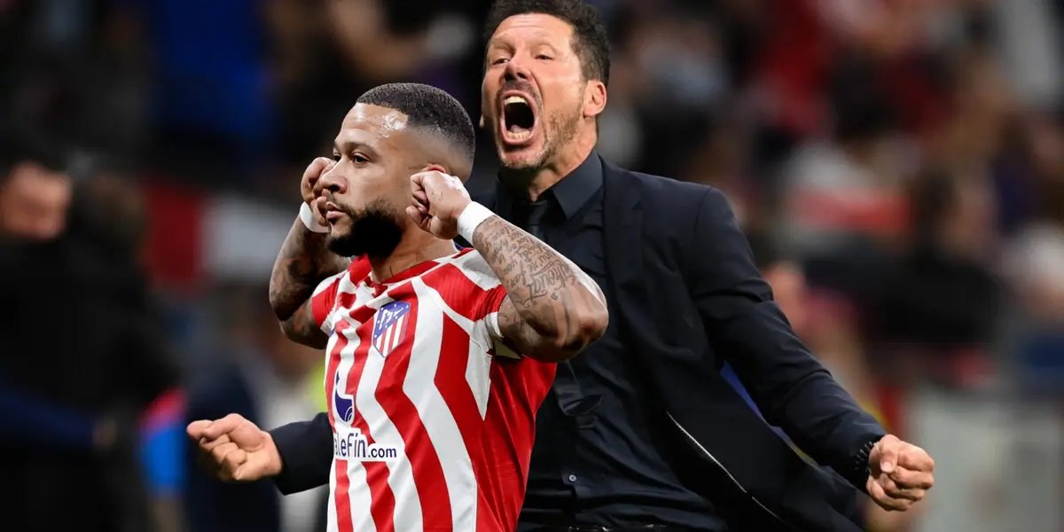 Simeone no extraña a Morata, Memphis Depay y el VAR le dan el triunfo al Atleti