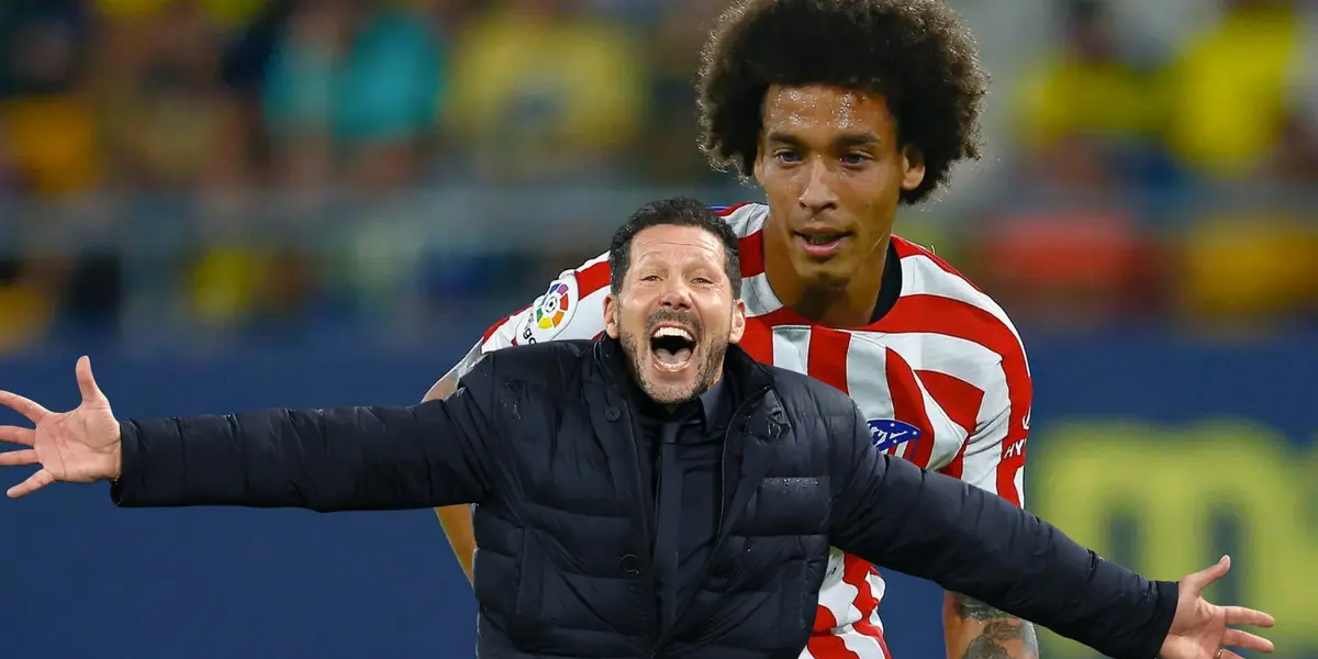 Sonríe Diego Simeone, lo que reveló Witsel sobre su estadía en Atlético de Madrid