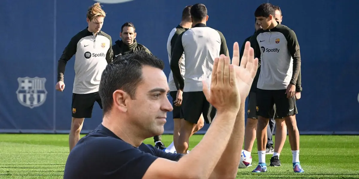 Sonríe Xavi antes del Villarreal, el motivo que alegra a todo el Barcelona 